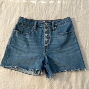 Madewell high Rise Denim Short